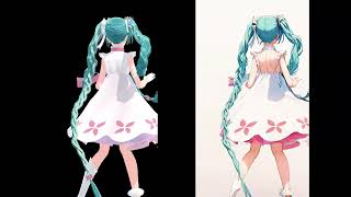 【AI/MMD】Hatsune Miku  daring dance