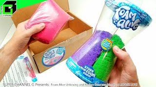 Gigi & Vince both review FOAM ALIVE! Unboxing and Review from our friends at MOOSE TOYS!