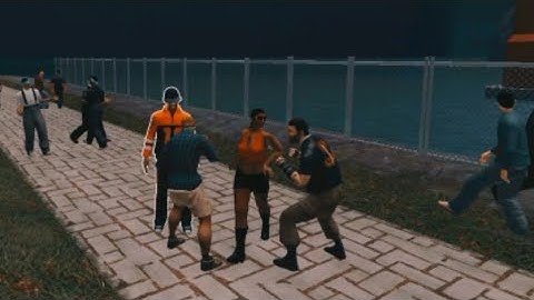 CJ Wrong target - GTA San Andreas Definitive edition