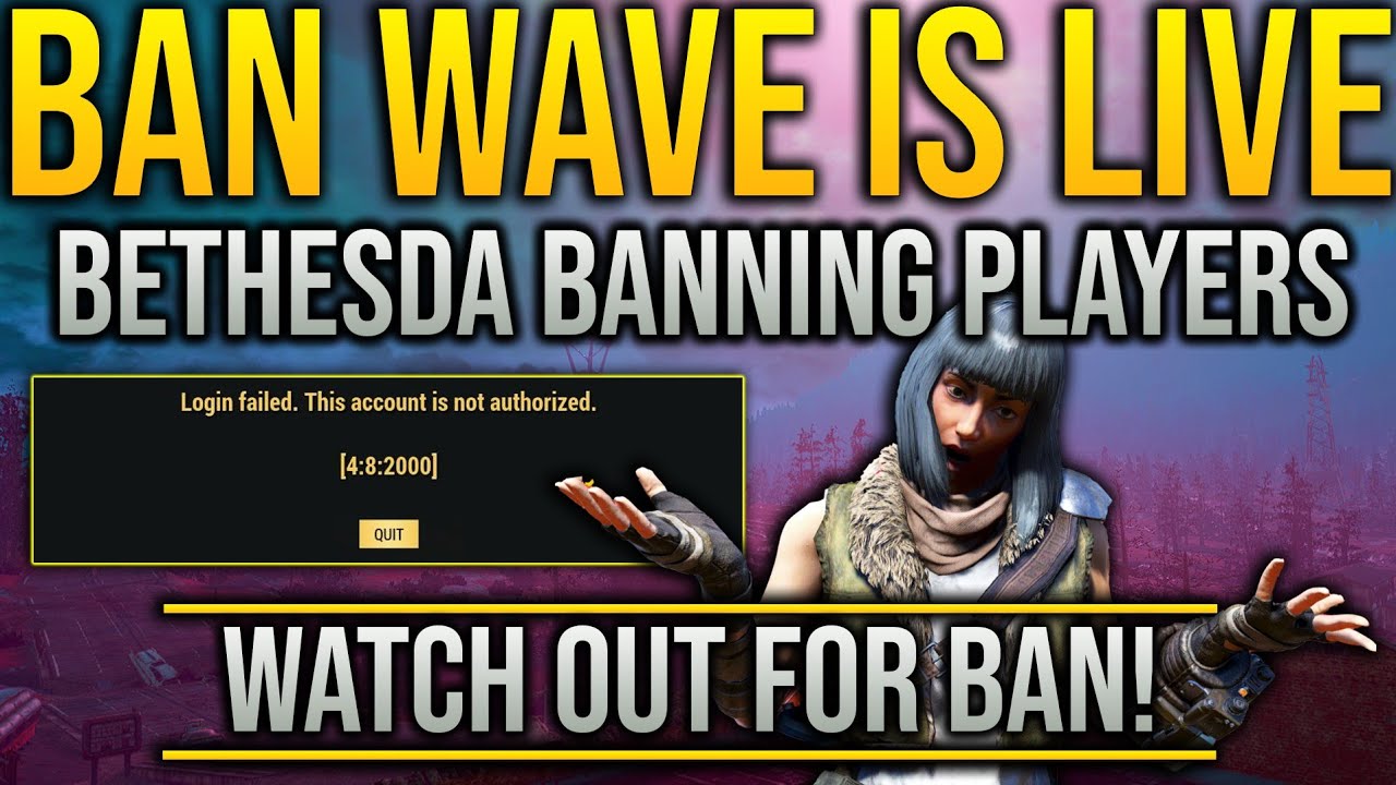Fallout 76 New Ban Wave Is Hitting Exploiters! Am I Banned? [4:8:2000] Duplication Glitch Ban!