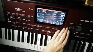 Korg PA 700 небольшое демо аппарата