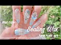 [셀프Nail E:Yo]💗여름에 딱😘여리여리 실링왁스네일 쉽게하기! Sealing Wax Nail art