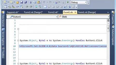 156_قاعدة بيانات اكسس (VB.Net Access (CODE) 6 Class)