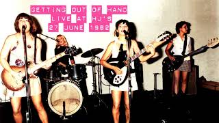 The Bangs | Getting Out Of Hand | Live @ HJ's Rock Club | 27 June 1982