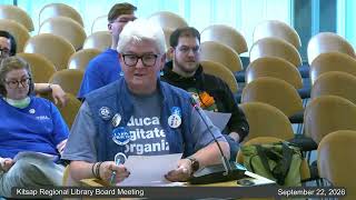 Kitsap Regional Library Board of Trustees Meeting, September 22, 2026