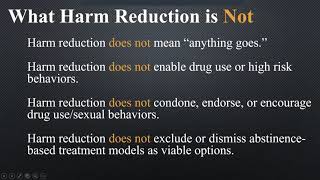 Harm Reduction and Overdose Prevention Training