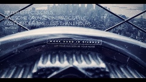 Mysterious - Grunge Cinematic Trailer - After Effects Template - Videohive