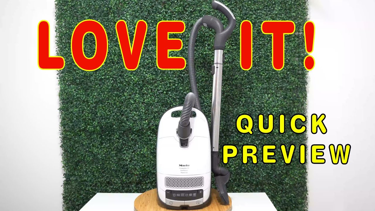 MIELE COMPLETE C3 EXCELLENCE POWERLINE VACUUM - YouTube