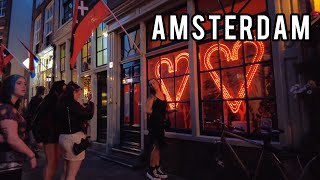 🇳🇱 Amsterdam Sunset Summer Walk 4K Evening Walking Tour in Amsterdam, Netherlands 2023