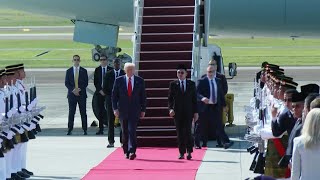 Trump dances after landing in Malaysia on first leg of Asia tour | AFP