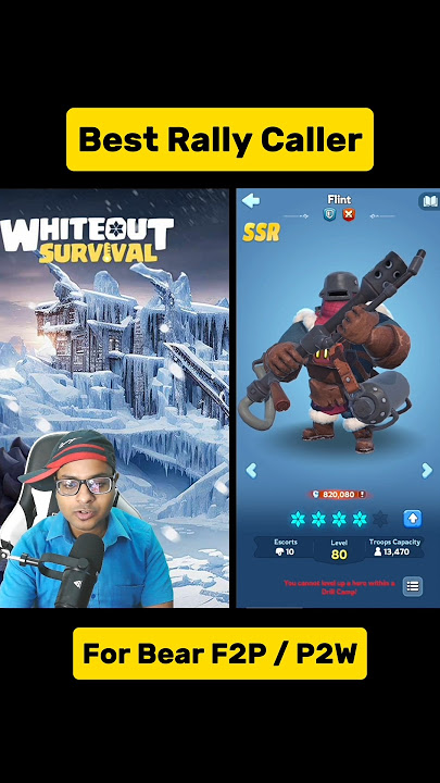 Download lagu Best Bear Rally Caller Hero Whiteout Survival #whiteoutsurvival