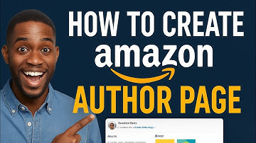 How to Create Amazon Author Page | Step - by - step.