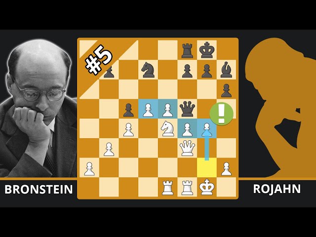 Game of the Week: David Bronstein's steamrolling pawns