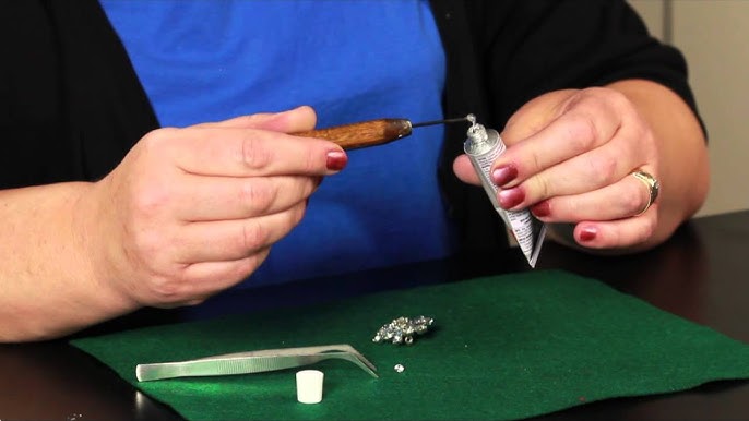 How to Use Glue to Set Swarovski Crystal Fancy Stones into Gita Jewelry  Components 