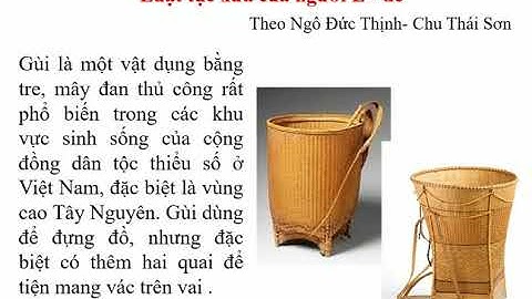 Trường Tân Thới - Lớp 5 - Tập đọc - Luật tục xưa của người Ê-đê