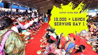 Kartik Yatra 2023 | Lunch serving for 10000 + yatris