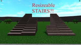 How to resize STAIRS in bloxburg!