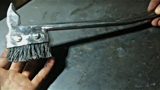 simple homemade tool (steel brush) for welding #metal-homemade #awasome #homemade #handmade