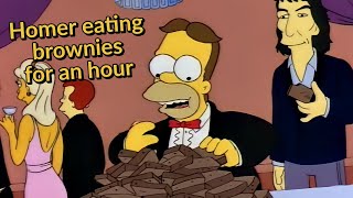 Homer Eating Brownies For 1 Hour