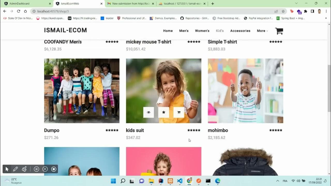 Full stack  App developed by Angular 13, Spring, keycloak