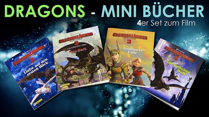 Dragons 3 - Mini Bücher - Die geheime Welt / Grimmel's Falle / Liebe auf den ersten Blick / Neu-Berk