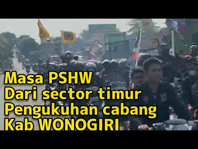 pengukuhan cabang kabupaten wonogiri #pshwjateng #pshwwonogiri class=