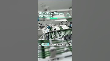 Digital Paper Shopping Bag Printer Direct Full Color Print On Carry Bags
