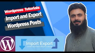 How to Import and Export Post in Wordpress