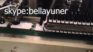 Touch Screen drinking water tube /straw fibre counting and packing machine  with
