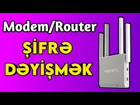 RAHAT & SADƏ 👍🏻 WiFi Modem Kod Dəyişmək ADSL və Fiber Optik GPON Şifrə Dəyişmə