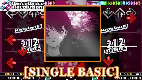 【DDR EXT】 桜[sakura] / RevenG [SINGLE BASIC] 譜面確認+Clap