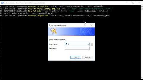 How to clone / copy a site using Sharepoint PNP powershell module