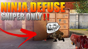 Standoff 2 PRO Sniper Only Ninja Defuse on Rust‼️