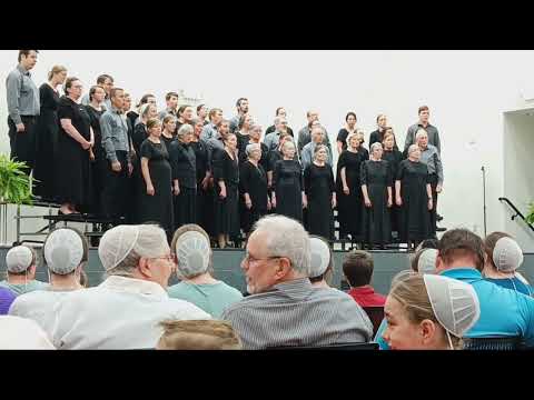 joyful spirit choir singing living hope at pilgrim fellowship school may 7 2023