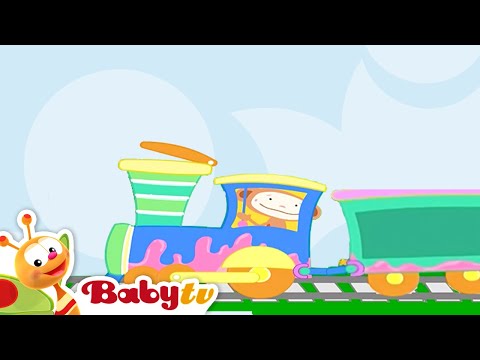 Train 🚂  Colors and Shapes 1 Hour Special | Preschool Videos | Cartoon for kids@BabyTV