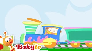 Train 🚂  Colors and Shapes 1 Hour Special | Preschool Videos | Cartoon for kids@BabyTV