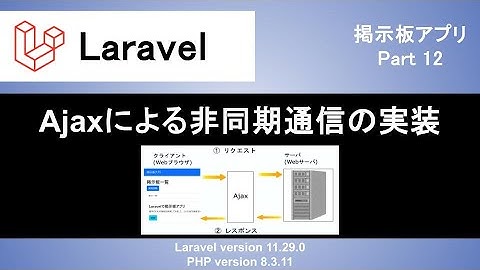 【Laravel】非同期通信の実装｜Ajaxで動的に非同期処理をしてみよう