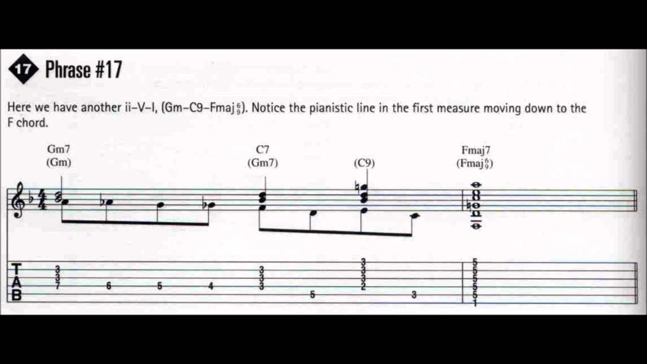 Chord Melody Phrases for Guitar YouTube