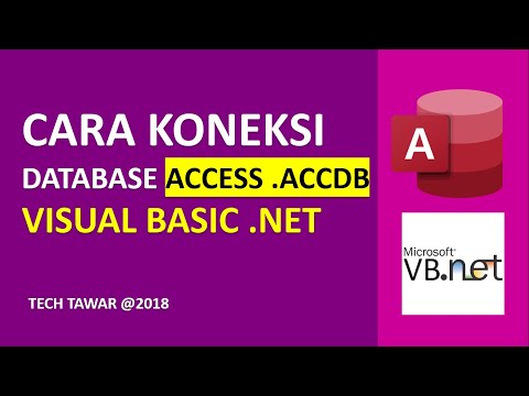 Cara Mengkoneksikan Database Access .ACCDB Pada VB .NET