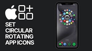 How To Set Circular Rotating App Icons in iPhone? Widgets Guide 📱