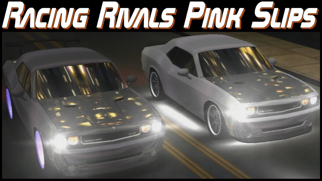 CUSTOM CHALLENGER PINKS!! Racing Rivals Pink Slips YouTube