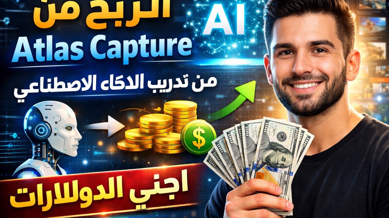 شرح Atlas Capture: موقع يدفع لك مقابل تدريب الذكاء الاصطناعي