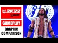 THE DIFFERENCE! WWE 2K22 vs WWE 2K20 Graphics!