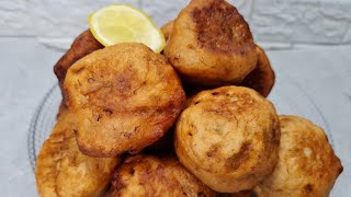 Beignets à la Banane Facile! 3 MINUTES pour préparer la pâte! beignets sans œufs!