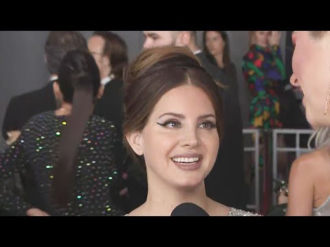 Lana Del Rey Is 'Happy' With Boyfriend Sean Larkin | GRAMMYs 2020