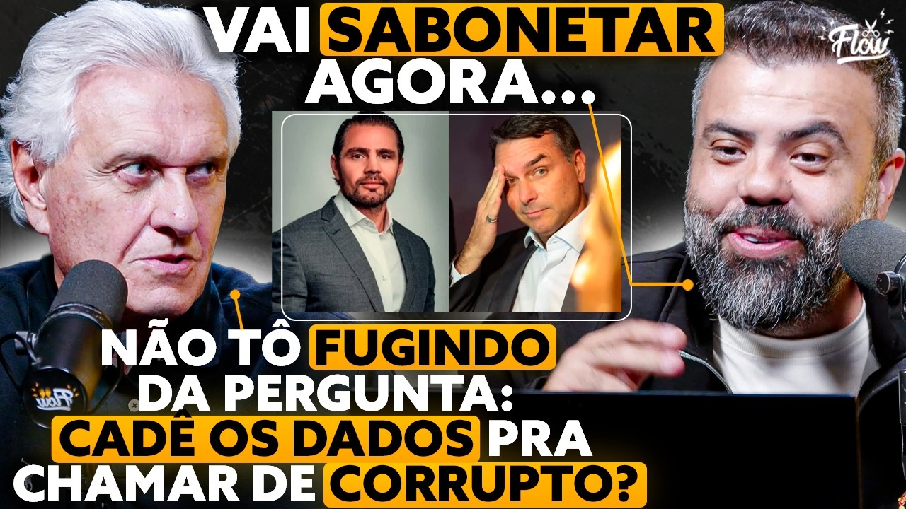CAIADO CRITÍCA PRIVATIZAÇÕES e a CANDIDATURA de FLÁVIO BOLSONARO