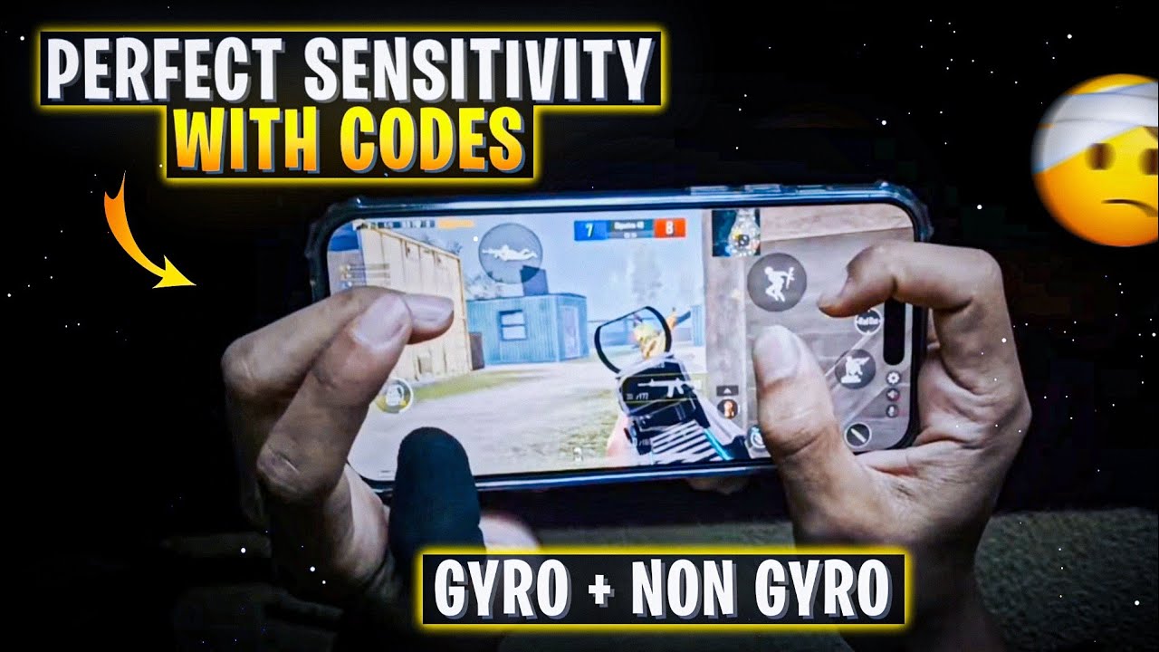 BGMI 4 FINGER CONTROL 😱 BGMI SENSITIVITY SETTINGS CODE | iqoo neo 7 ...