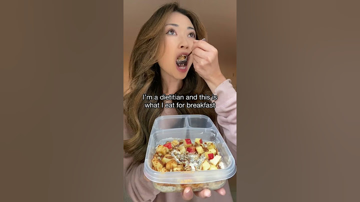What this dietitian eats for breakfast
