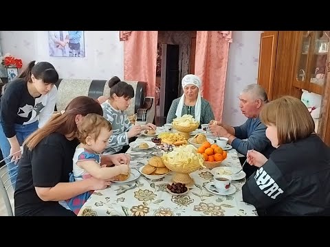 life of a friendly family in a Tatar village