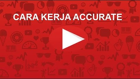 Tutorial accurate accounting software